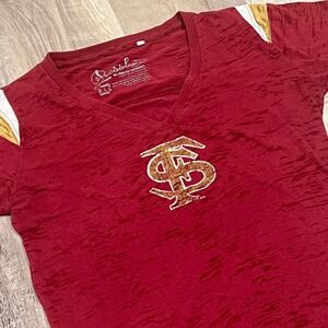 Florida State Seminoles T Shirt Pressbox by Royce‎ Apparel Womens Large